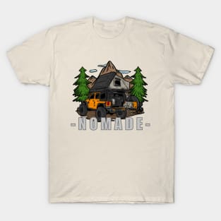 Nomade Jeep Wrangler - Orange T-Shirt